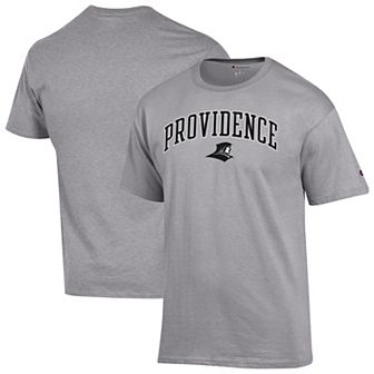 Men's Champion Heather Gray Providence Friars Arch Over Logo T-Shirt
