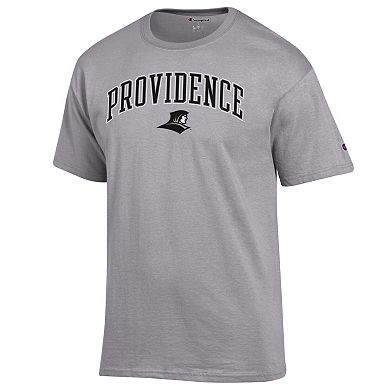 Men's Champion Heather Gray Providence Friars Arch Over Logo T-Shirt