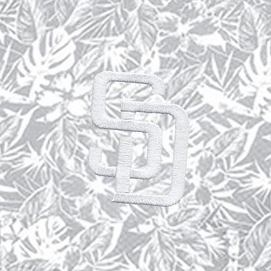 Men's Antigua Gray San Diego Padres Resort Button-Up Shirt