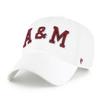 Men's '47 White Texas A&M Aggies Clean Up Adjustable Hat