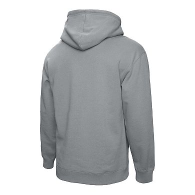 Men's Mitchell & Ness Heather Gray Ohio State Buckeyes Classic Arch Pullover Hoodie
