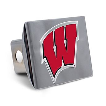 WinCraft Wisconsin Badgers Premium Metal Hitch Cover