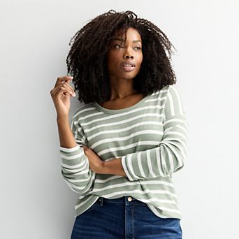 Plus Size Sonoma Goods For Life® Cozy Tunic Tee