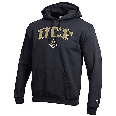 Men's Champion Black UCF Knights Arch Over Logo Pullover Hoodie