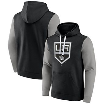 Men's Fanatics Black Los Angeles Kings Team Pullover Hoodie