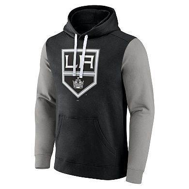 Men's Fanatics Black Los Angeles Kings Team Pullover Hoodie