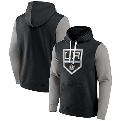 Men's Fanatics Black Los Angeles Kings Team Pullover Hoodie