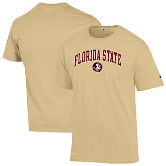 Men's Champion Vegas Gold Florida State Seminoles Arched Logo T-Shirt