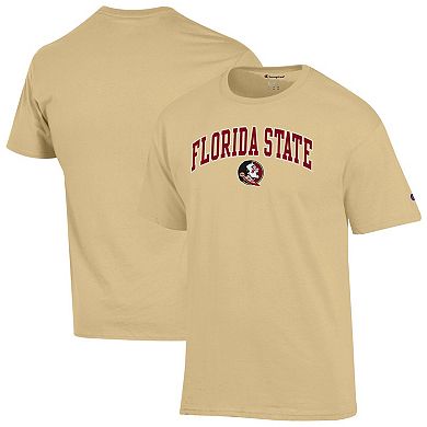 Men's Champion Vegas Gold Florida State Seminoles Arched Logo T-Shirt