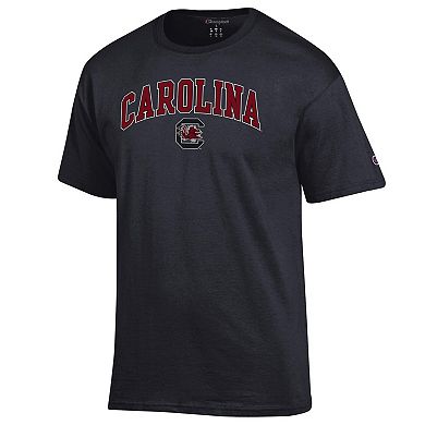 Men's Champion Black South Carolina Gamecocks Arch Over Logo T-Shirt