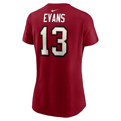 Women's Nike Mike Evans Red Tampa Bay Buccaneers Player Name & Number T-Shirt