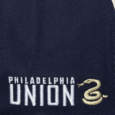 Men's Mitchell & Ness Cream Philadelphia Union Brushed Off Pro Crown Snapback Hat