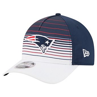 Men's New Era White/Navy New England Patriots Adventure Gradient 9FORTY M-Crown A-Frame Adjustable Hat