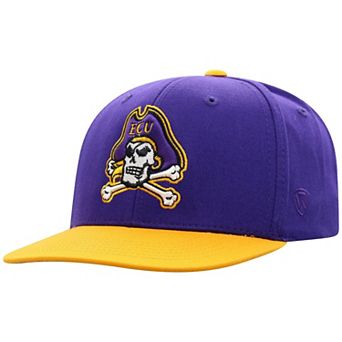 Youth Top of the World Purple ECU Pirates Victory Maverick Snapback Hat