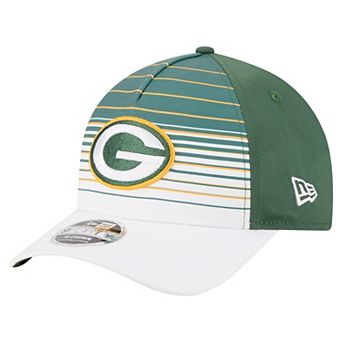 Men's New Era White/Green Green Bay Packers Adventure Gradient 9FORTY M-Crown A-Frame Adjustable Hat