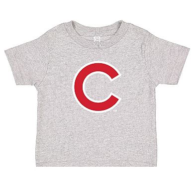 Toddler Soft as a Grape Royal/Heather Gray Chicago Cubs Cooperstown Collection Two-Pack T-Shirt Set