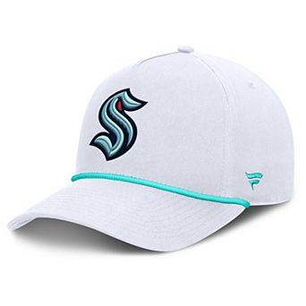Men's Fanatics White Seattle Kraken Rope A-Frame Adjustable Hat