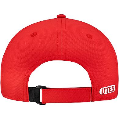 Men's Top of the World Red Utah Utes Victory Trainer Adjustable Hat