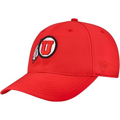 Men's Top of the World Red Utah Utes Victory Trainer Adjustable Hat