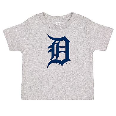 Toddler Soft as a Grape Navy/Heather Gray Detroit Tigers Cooperstown Collection Two-Pack T-Shirt Set
