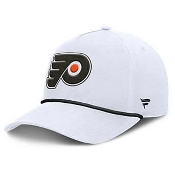 Men's Fanatics White Philadelphia Flyers Rope A-Frame Adjustable Hat