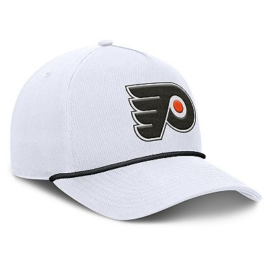 Men's Fanatics White Philadelphia Flyers Rope A-Frame Adjustable Hat