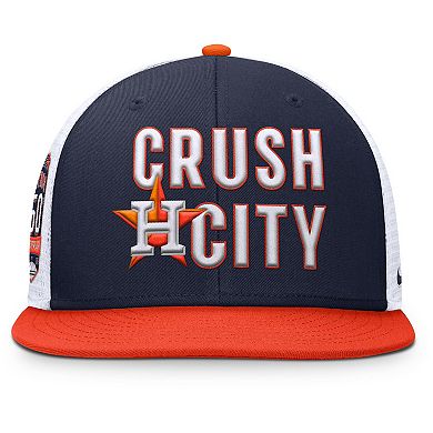 Men's Nike Navy/Orange Houston Astros Pro Performance Trucker Snapback Hat