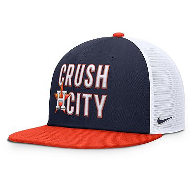 Men's Nike Navy/Orange Houston Astros Pro Performance Trucker Snapback Hat