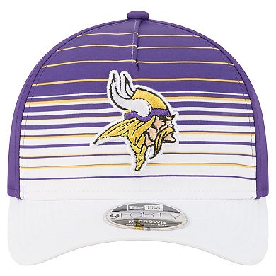 Men's New Era White/Purple Minnesota Vikings Adventure Gradient 9FORTY M-Crown A-Frame Adjustable Hat