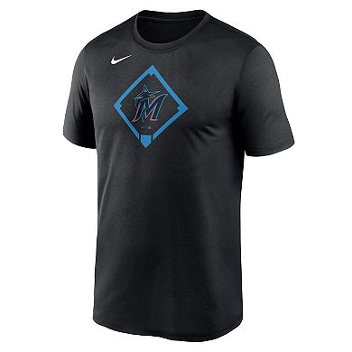 Men's Nike Black Miami Marlins Icon Legend Performance T-Shirt