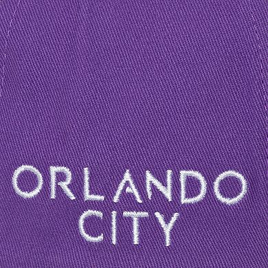 Men's Mitchell & Ness Cream Orlando City SC Brushed Off Pro Crown Snapback Hat