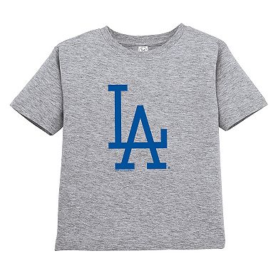 Toddler Soft as a Grape Royal/Gray Los Angeles Dodgers Cooperstown Collection Two-Pack T-Shirt Set