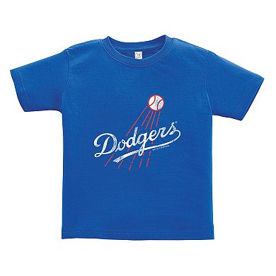 Toddler Soft as a Grape Royal/Gray Los Angeles Dodgers Cooperstown Collection Two-Pack T-Shirt Set