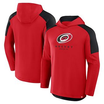 Men's Fanatics Red Carolina Hurricanes Meta Game Transitional Pullover Hoodie