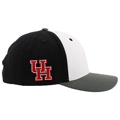 Unisex Zephyr White/Charcoal Houston Cougars 2025 Big 12 Men's Basketball Conference Tournament Champions Locker Room Adjustable Hat
