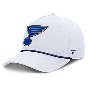 Men's Fanatics White St. Louis Blues Rope A-Frame Adjustable Hat