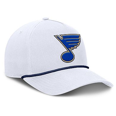 Men's Fanatics White St. Louis Blues Rope A-Frame Adjustable Hat
