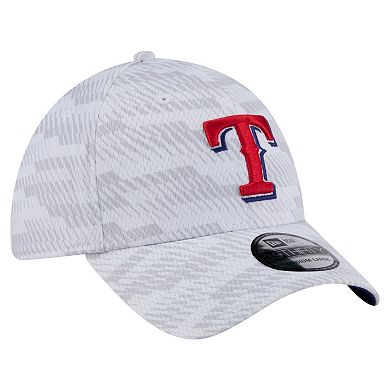 Men's New Era White Texas Rangers Graded 39THIRTY Stretch Fit Hat