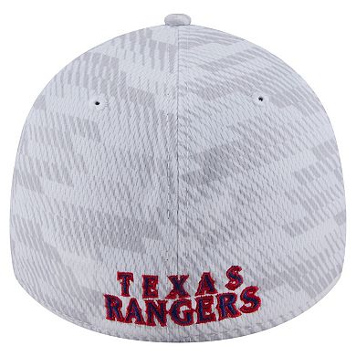 Men's New Era White Texas Rangers Graded 39THIRTY Stretch Fit Hat