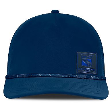 Men's Fanatics Blue New York Rangers Captain Rope Adjustable Hat