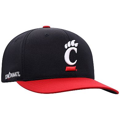 Men's Top of the World Black Cincinnati Bearcats Reflex Fitted Hat