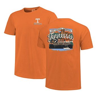 Women's Tennessee Orange Tennessee Volunteers Comfort Colors Campus Scene Drawing Script T-Shirt