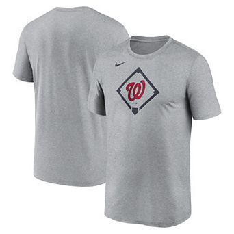 Men's Nike Heather Gray Washington Nationals Icon Legend Performance T-Shirt