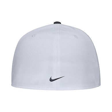 Men's Nike White Washington State Cougars On-Field Baseball Performance Fitted Hat