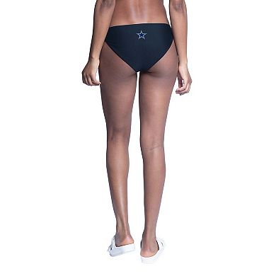 Women's G-III 4Her by Carl Banks Navy/White Dallas Cowboys Brief Game Bikini Bottom