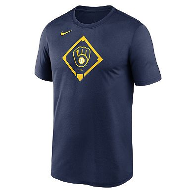 Men's Nike Navy Milwaukee Brewers Icon Legend Performance T-Shirt