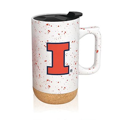 Illinois Fighting Illini 18oz. Speckle Cork Mug