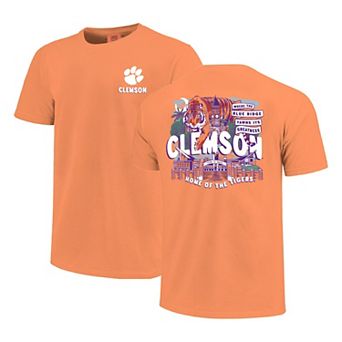 Youth Orange Clemson Tigers Comfort Colors Hyperlocal Campus Scene T-Shirt