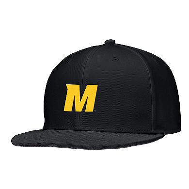 Men's Nike Black Missouri Tigers On-Field Baseball Performance Fitted Hat