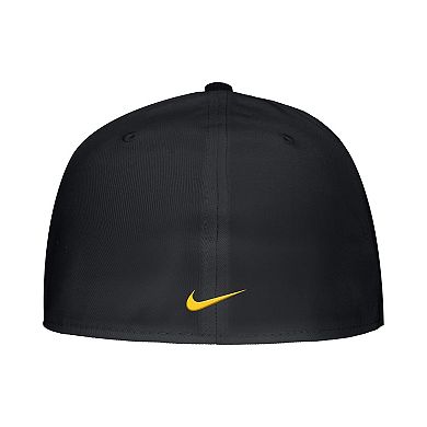 Men's Nike Black Missouri Tigers On-Field Baseball Performance Fitted Hat